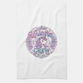 Linge De Cuisine Équipage de licorne impression ludique à la demand (Vertical)