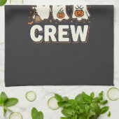 Linge De Cuisine Équipe Boo fantômes de Halloween Conception vector (Plié)
