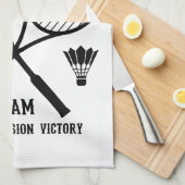 Linge De Cuisine Équipe de badminton (Quart Plié)