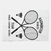 Linge De Cuisine Équipe de badminton (Horizontal)