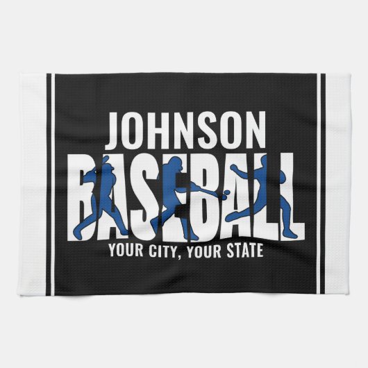 Linge De Cuisine Équipe de baseball AJOUTER NOM Champion Joueur de (Horizontal)