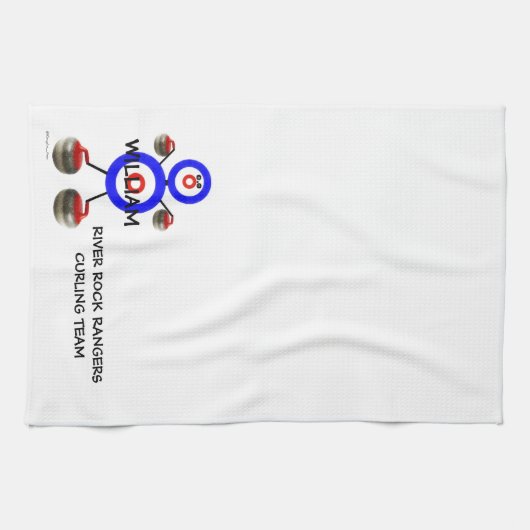 Linge De Cuisine Équipe de curling (Horizontal)