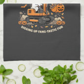 Linge De Cuisine Équipe de fouille hantée d'Halloween (Plié)