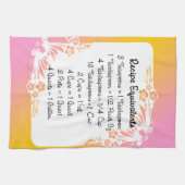 Linge De Cuisine Équivalents de mesure Conseils de cuisine Serviett (Horizontal)