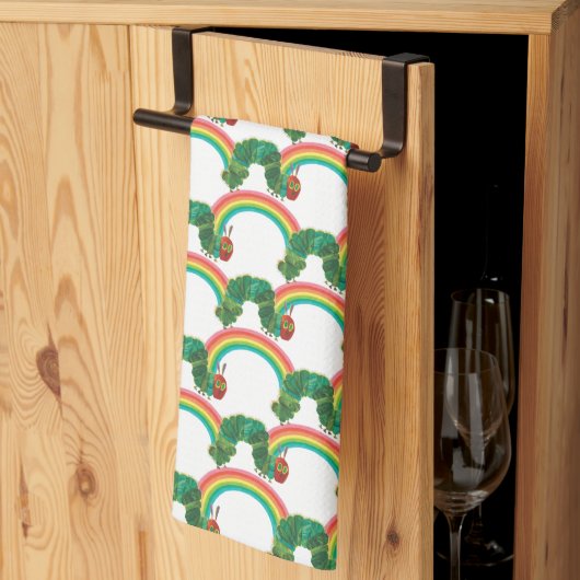 Linge De Cuisine Eric Carle Le Motif Très Affamé Caterpillar (Pliage en tiers)