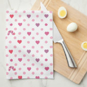 Linge De Cuisine Eric Carle | Valentine Heart Polka Dot Motif (Quart Plié)