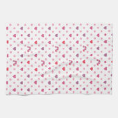 Linge De Cuisine Eric Carle | Valentine Heart Polka Dot Motif (Horizontal)