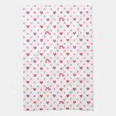 Linge De Cuisine Eric Carle | Valentine Heart Polka Dot Motif (Vertical)