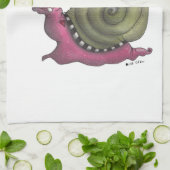 Linge De Cuisine Escargot heureux (Plié)