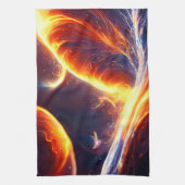 Linge De Cuisine Espace d'eau de feu (Vertical)