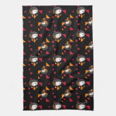 Linge De Cuisine ESPACE | Snoopy Space Suit Motif noir (Vertical)