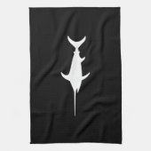 Linge De Cuisine Espadon blanc (Vertical)