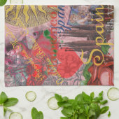 Linge De Cuisine Espagne Sunshine Espagnol Travel Art (Plié)