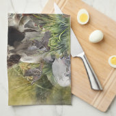 Linge De Cuisine Espagnol Springer anglais, Art (Quart Plié)