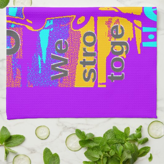 Linge De Cuisine Espoir psychédélique aux Etats-Unis : Neon Unity A (Plié)