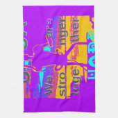 Linge De Cuisine Espoir psychédélique aux Etats-Unis : Neon Unity A (Vertical)