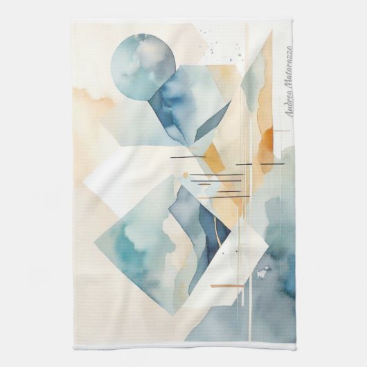 Linge De Cuisine Esprit Abstrait (Vertical)