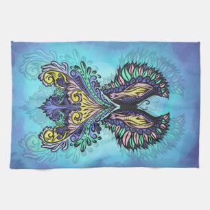 Linge De Cuisine Esprit mystique papillon