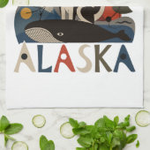 Linge De Cuisine Esprit sauvage de l'Alaska (Plié)