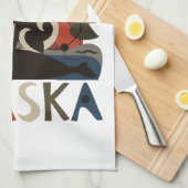 Linge De Cuisine Esprit sauvage de l'Alaska (Quart Plié)