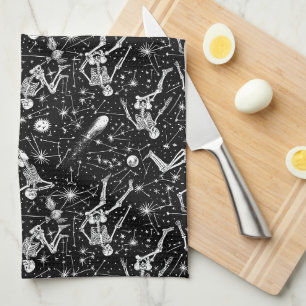 Linge De Cuisine Esquisses dans l'espace arrière - plan