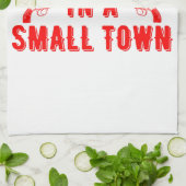 Linge De Cuisine Essayer Dans Une Petite Ville (Plié)