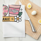 Linge De Cuisine Essentials de professeur d'arc-en-ciel rose - Pers (Quart Plié)
