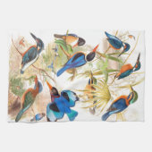 Linge De Cuisine Étang d'animaux de faune d'oiseaux de (Horizontal)