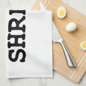 LINGE DE CUISINE ETAOIN ! SHRDLU ! (Quart Plié)