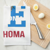 Linge De Cuisine État d'Oklahoma Love USA (Quart Plié)