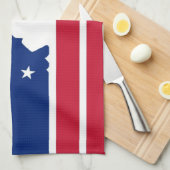 Linge De Cuisine État uni par drapeau Amérique la Virginie de ville (Quart Plié)