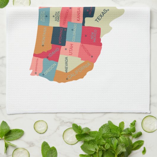 Linge De Cuisine États-Unis (Plié)