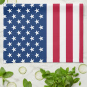 Linge De Cuisine États-Unis Drapeau américain étoiles et rayures (Plié)
