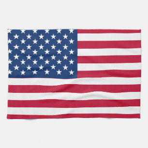 Linge De Cuisine États-Unis Drapeau américain étoiles et rayures
