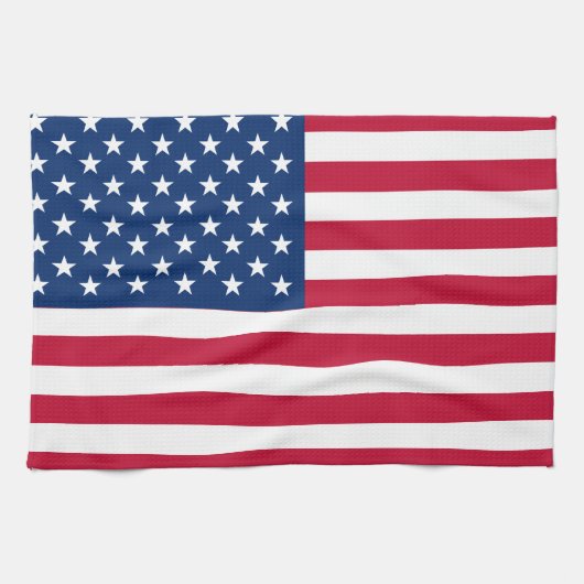 Linge De Cuisine États-Unis Drapeau américain étoiles et rayures (Horizontal)