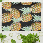Linge De Cuisine été aloha hawaïen tropical fruit ananas (Plié)