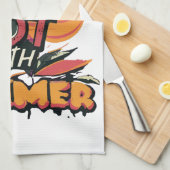 Linge De Cuisine Été chic gothique chaud (Quart Plié)