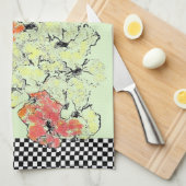 Linge De Cuisine Été dans les fleurs sauvages chics minables (Quart Plié)