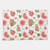 Linge De Cuisine Eté Pink Pink White (Horizontal)