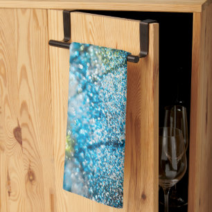 Linge De Cuisine Été Tropical Océanique Paillettes Glam 2