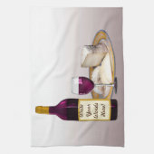 LINGE DE CUISINE ÉTIQUETTE DE BOUTEILLE DE VIN DE DO-IT-YOURSELF, (Vertical)