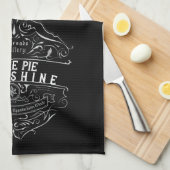 Linge De Cuisine Étiquette de Moonshine des Appalaches (Quart Plié)