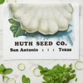 Linge De Cuisine Étiquette de paquet de graine de courge (Plié)