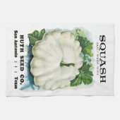 Linge De Cuisine Étiquette de paquet de graine de courge (Horizontal)