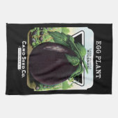 Linge De Cuisine Étiquette de paquets de semences de Plante d'oeufs (Horizontal)