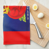 Linge De Cuisine Étiquette de tomates Indiana King (Quart Plié)