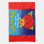 Linge De Cuisine Étiquette de tomates Indiana King (Vertical)