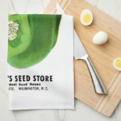 Linge De Cuisine Étiquette Pepper Seed Packet (Quart Plié)