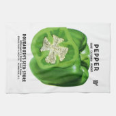 Linge De Cuisine Étiquette Pepper Seed Packet (Horizontal)