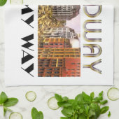 Linge De Cuisine Étoile de Broadway de PIÈCE EN T (Plié)